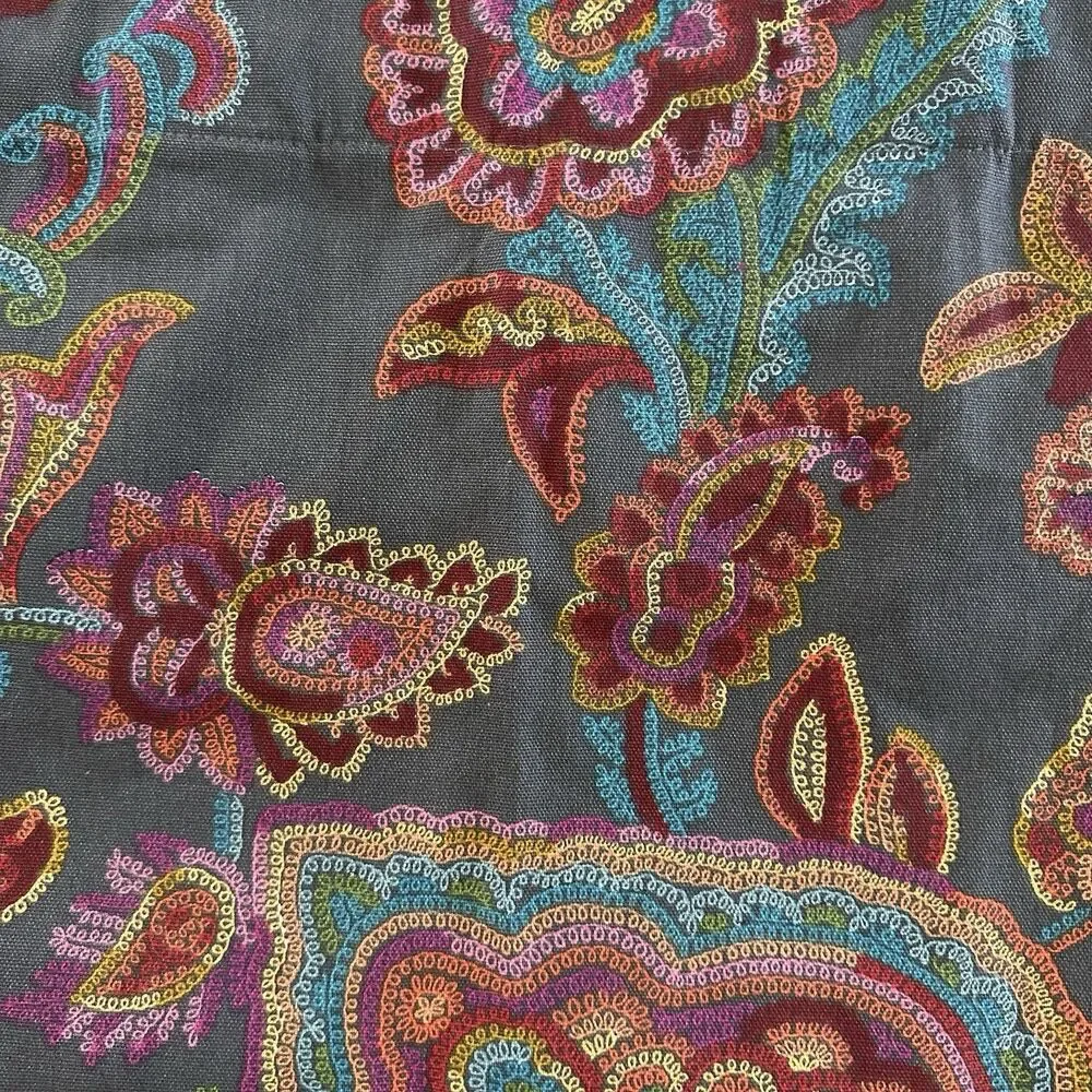 Set of 2  Beautiful World Market Lined Curtains Drapes Panels 48”x84” Confetti